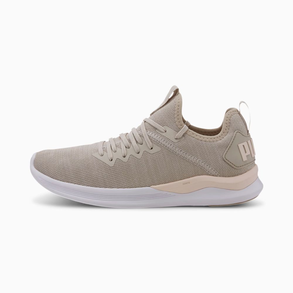 Puma IGNITE Flash evoKNIT Női Edzőcipő - Titán/Rózsaszín ( Hungary - ILFWD0458 )